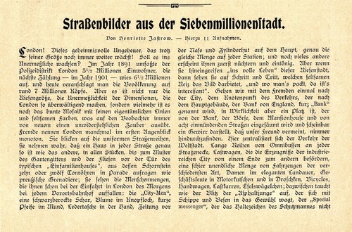 Jastrow straßenbilder aus - h.jastrow,
