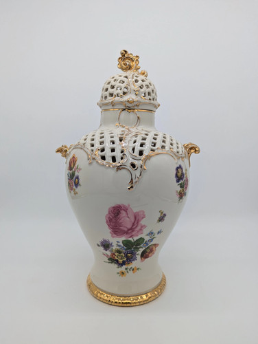 Capodimonte porzellan vase mit - porzellan,