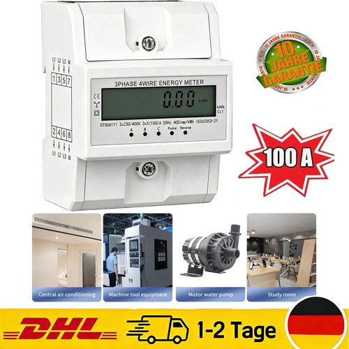 Drehstromzähler geeicht für