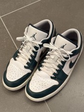 Nike Air Jordan 1 Low SE Herren Sneaker Weiß Grün - Größe 47,5 EU