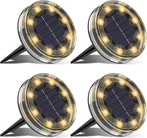 Solar bodenleuchten garten 4er - bodenleuchten,