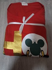 Disney Herren Pyjama Schlafanzug Mickey Maus Mouse L Weihnachten 