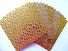 10 x Designpapier Weihnachten/Winter - 15x15cm - Natur/Glanzeffekt - RESTBESTAND