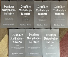 Konvolut Reichsbahnkalender (Nachdrucke)