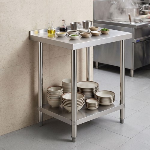 Edelstahl arbeitstisch gastro - edelstahl,