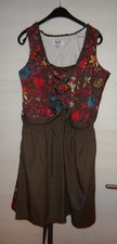 Dirndl country life - country, bunt/braun