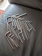 24 Imbusschlüssel - Konvolut mit Aufbewahrungstasche