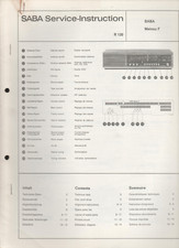 SABA Mainau F / Origl.Service-Instruction 