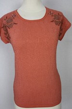 Damen Pulli Oberteil kupfer