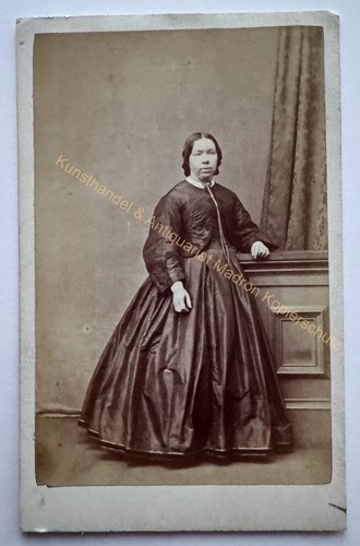 Orig cdv foto fotografie frau - cdv,