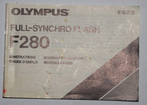 Olympus blitz f280 - blitz, anleitung