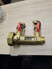 Durchflussmesser 2-12 l/min komplett, 1'' AG mit Entleerung