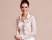 Brautjacke jacke spitze - brautjacke,
