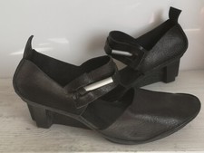 Damen Schuhe Sandalen Wedge TRIPPEN  x + os Gr 41 schwarz Echtleder
