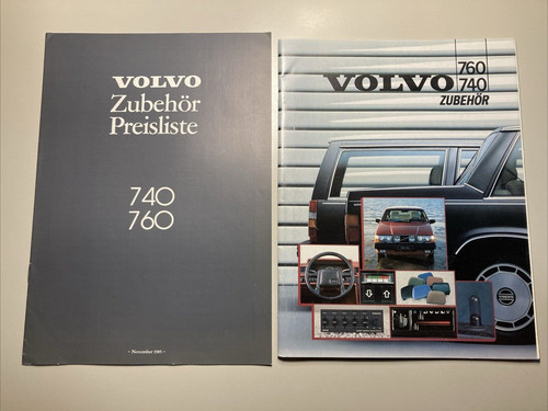 1985 prospekt volvo 740 - prospekt,
