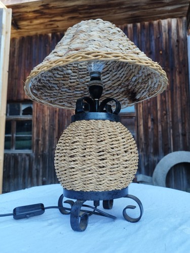 Afrikanische bastlampe - afrikanische, bastlampe 