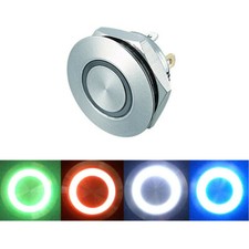 Drucktaster 12 mm flache