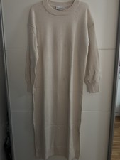 Herzensangelegenheit Longkleid Creme Gr. 40 Wolle Kaschmir