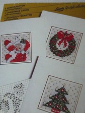 Kreuzstich Stickbild Weihnachten Lanarte Handarbeit Stickvorlagen