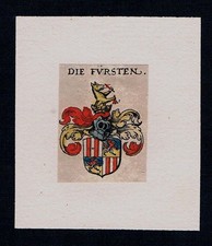 17.Jh. die Fürsten Wappen