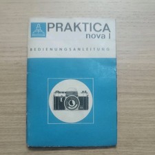 PENTACON Kamera Bedienungsanleitung PRAKTICA NOVA I User Manual  