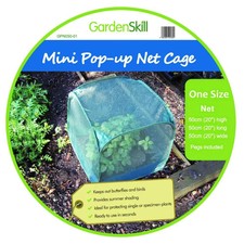 GardenSkill Mini Pop Up Netz Obstkäfig - kleine Gartenabdeckung Cloche zum Schutz eines