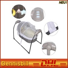 Automatische Babywippe Elektronische Wiege und Bett 2in1 für Kinder bis 18 kg DE