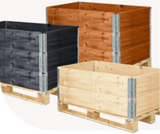 Holzaufsatzrahmen für Palette Holzkiste (ohne Palette) GD-0096