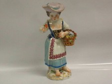 MEISSEN FIGUR GÄRTNERKIND MIT