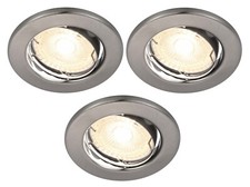 3 x LED Einbauleuchte GU10 4,9W Dimmbar 2700K Nordlux Canis Spot Einbau Decke
