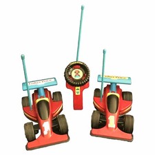 Fisher Price vintage Rennauto RC ferngesteuert 2825 und Ersatzauto 1992 getestet