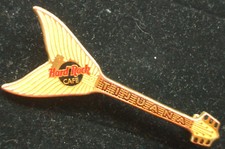 HRC Hard Rock Cafe Tijuana Yellow Fishtail Guitar LE450 massiv Messing