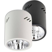 Aufbaurahmen E27 scharz weiß