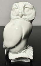 Meissen Porzellanfigur „Eule / Kauz“ – Weiß glasiert – Entwurf Max Esser 1. Wahl