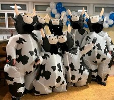 7 Aufblasbare Kuhkostüme Im Set