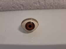 Schöner , alter , ausgefallener Ring     , 925 Silber  mit Auge ( Glasauge )