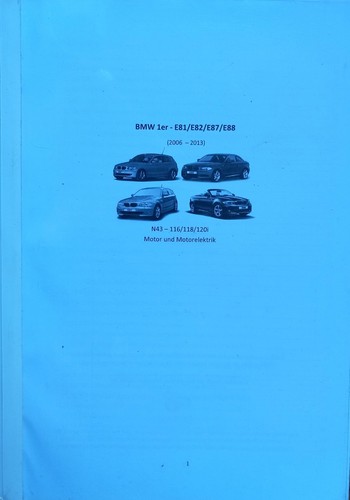 Reparaturanleitung bmw n43 - reparaturanleitung,