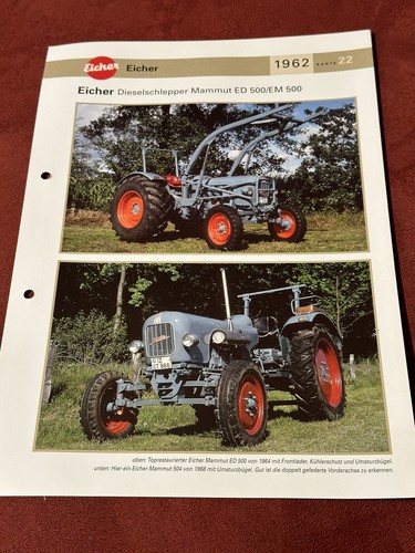Eicher traktor dieselschlepper - traktor,