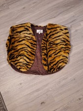 Karneval Fasching Tigerfell  Weste Gr.42