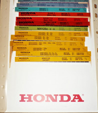 HONDA Motorrad Microfiche Teilekatalog PARTS CATALOG  MTX80C  Motor Rahmen 1981