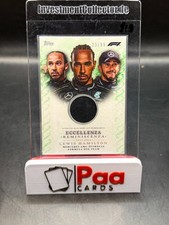 Topps F1 Formel 1 Eccellenza Patch Race / Game Worn - Lewis Hamilton /99 - #9