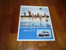 Skoda Roomster SCOUT Prospekt