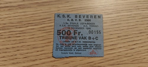 Ticket 1986 beveren vs - ticket,