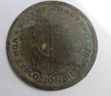 altes Messing Typenschild