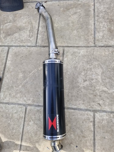 Black widow auspuff - black,