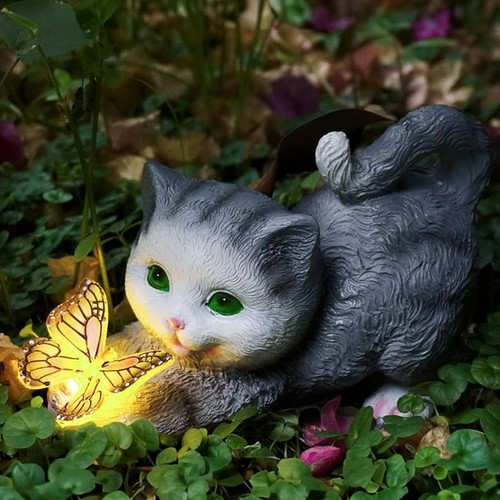Katzenfigur garten deko katze - katzenfigur,