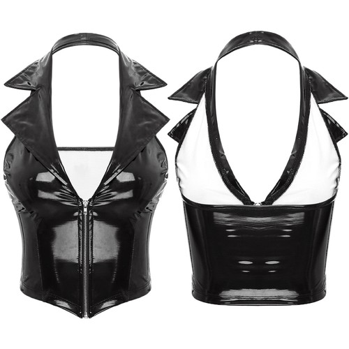 Damen gothic wetlook umhang - wetlook,