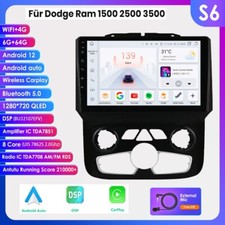 6+64GB für Dodge RAM 1500 2500 3500 2013-2018 Autoradio GPS Carplay DSP WIFI 4G