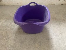 VEB LEBENSMITTELECHT Wanne Schüssel Waschschüssel Fußwanne 47×42×30cm Lila
