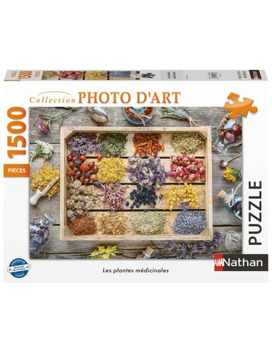 Puzzle 1500 heilpflanzen fr - p,